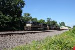 NS 1102 leads train 21J West past MP116